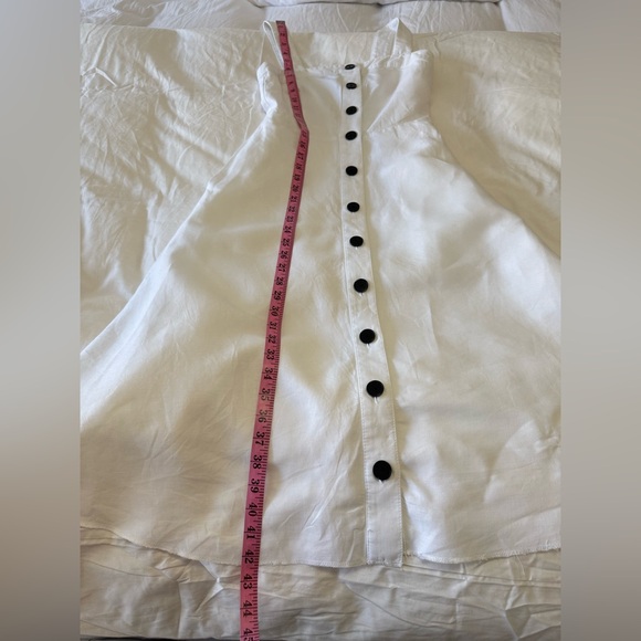 Kate Spade New York | Women's SZ 00 | White Midi Button Dress XS - Picture 4 of 6